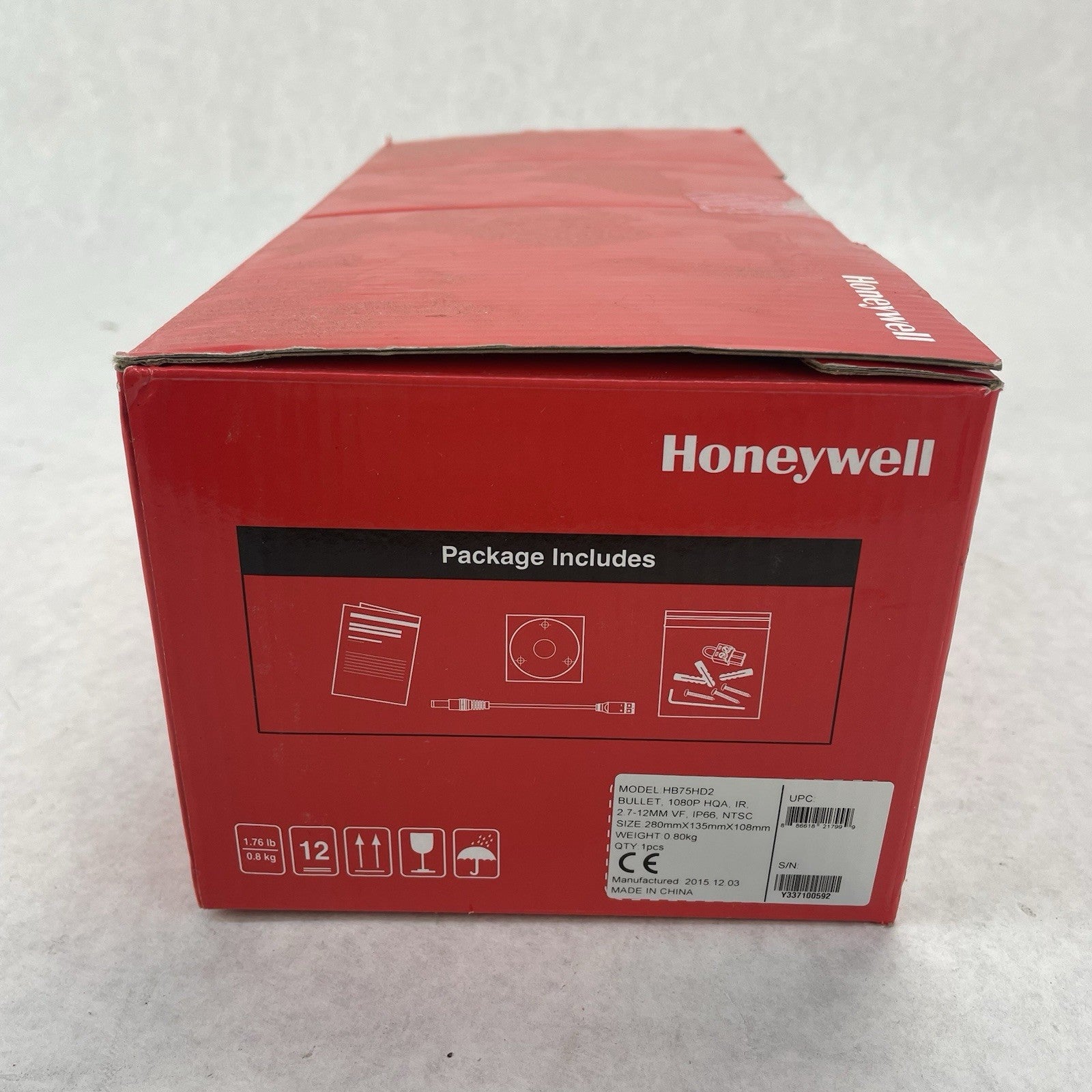 Honeywell Day/Night Indoor/Outdoor IR Bullet Camera HB75HD24