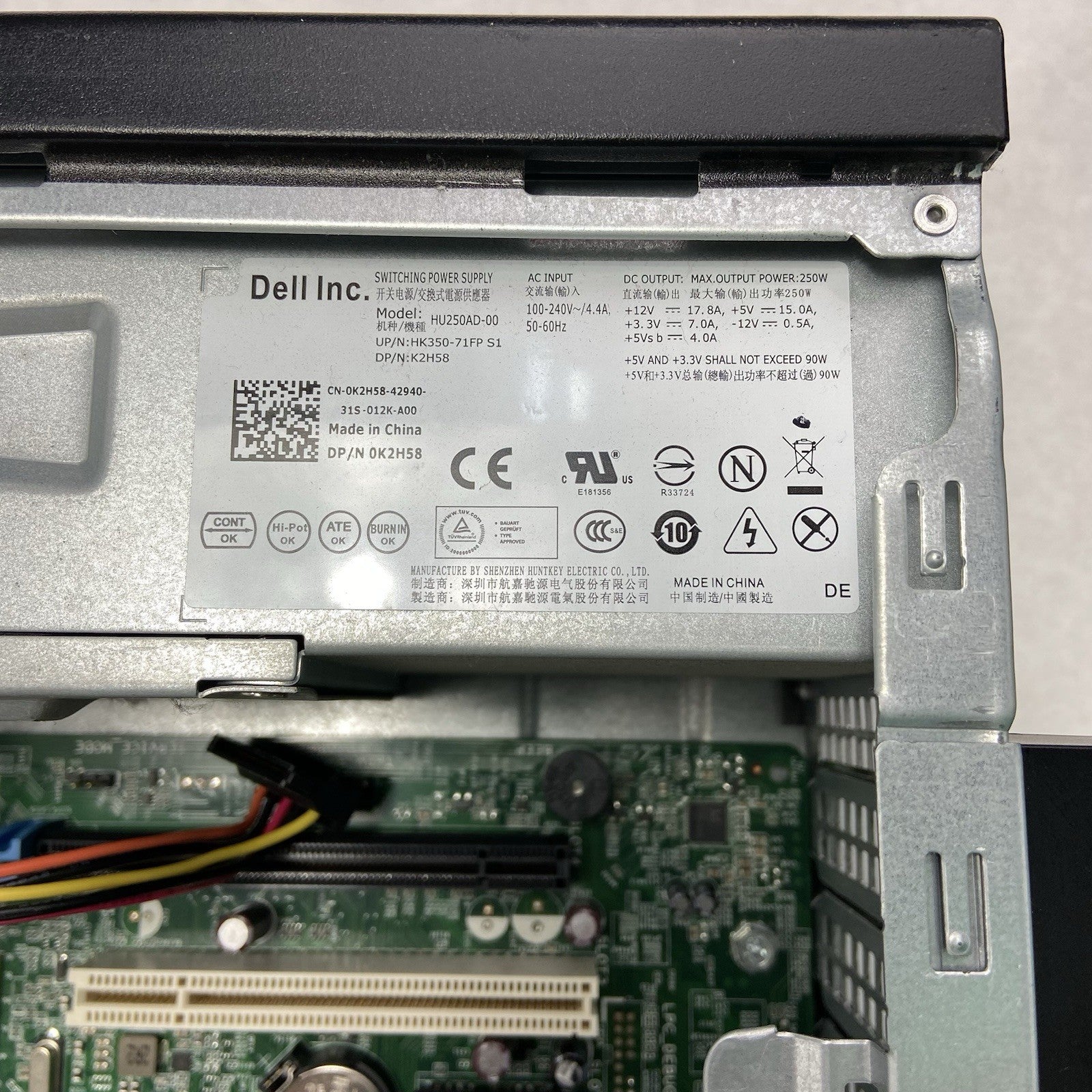 Dell Optiplex 7010 DT Intel Core i3-3220 3.3GHz 4GB RAM No HDD/OD/OS9