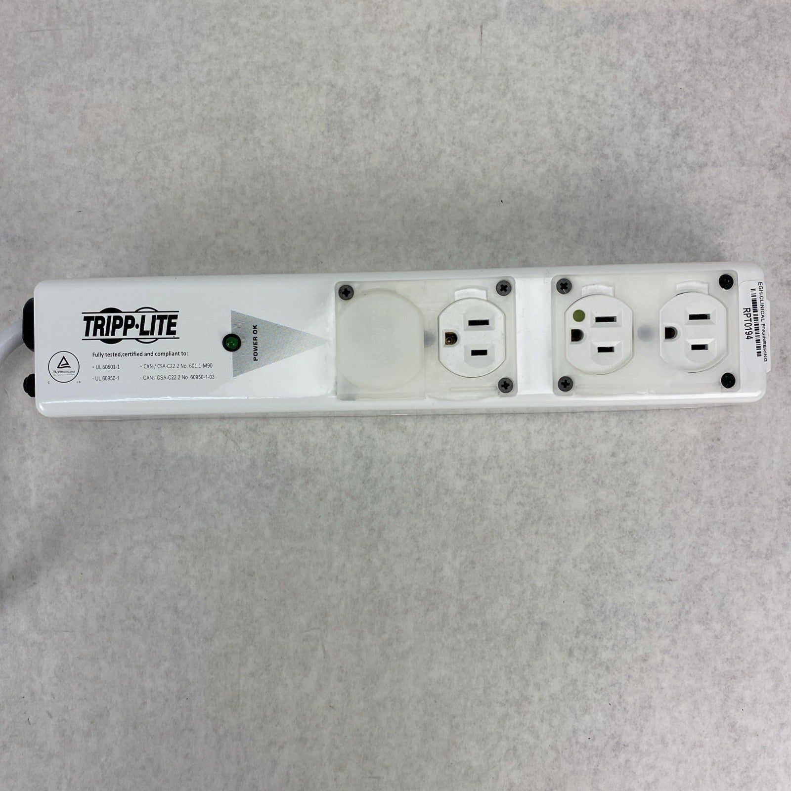 Tripp Lite PS-415-HGULTRA Medical Grade Power Strip 12A 120V - Tested1