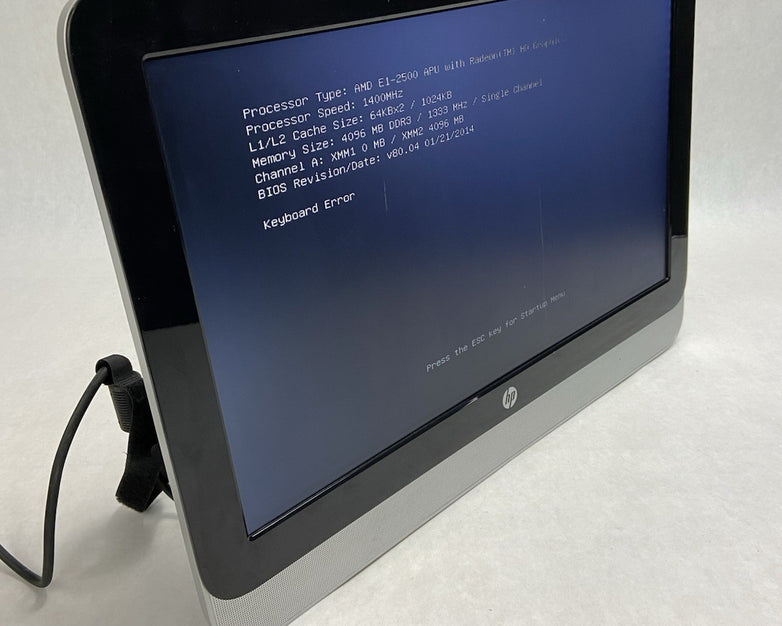 HP 18-5110 AIO AMD E1-2500 1.4GHz 4GB RAM No HDD No OS