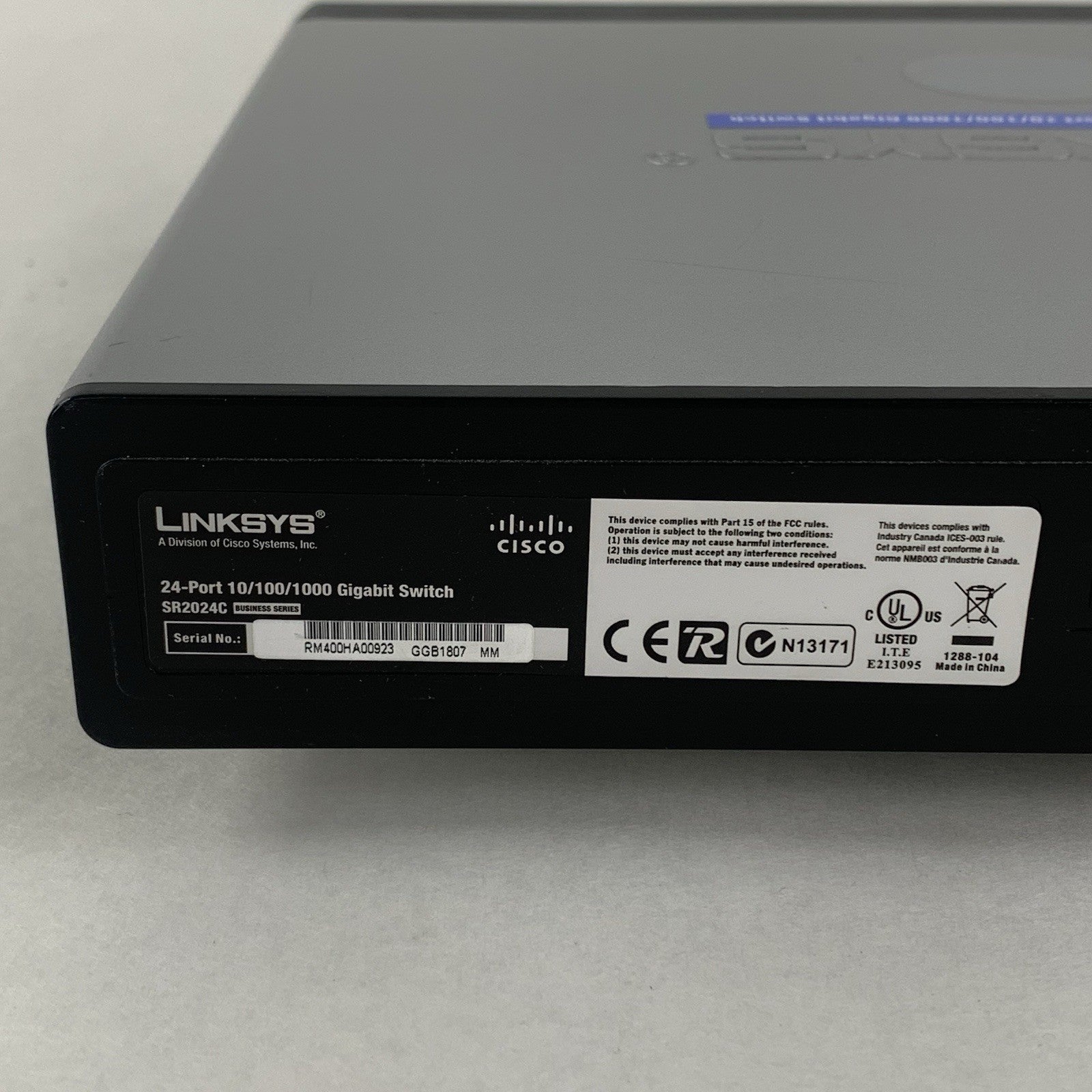 Cisco Linksys SR2024C Compact 10/100/1000 Gigabit Switch Tested and Reset6