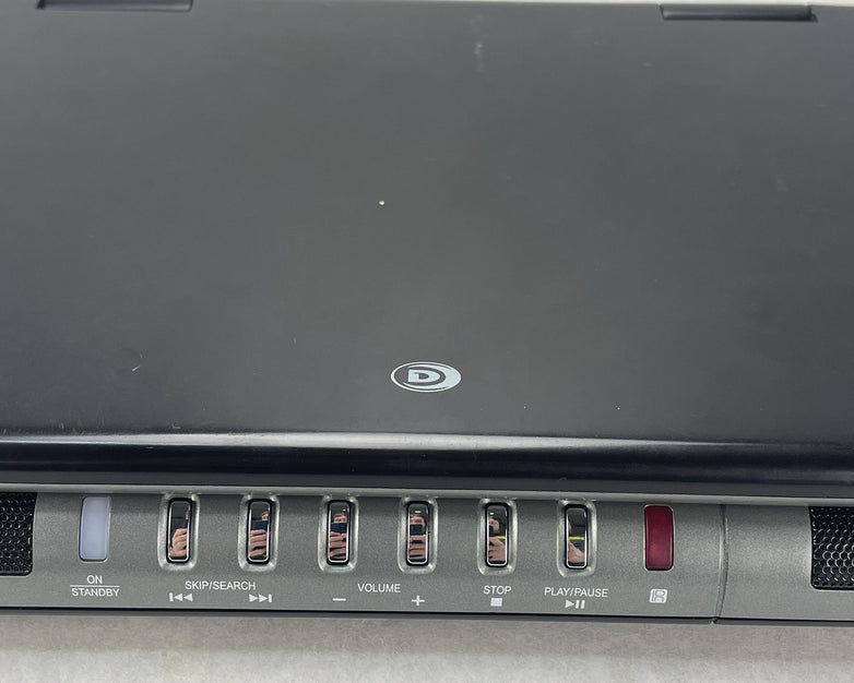 Durabrand PDV-709 Portable DVD Player 9 Inch Screen Gray Black Untested