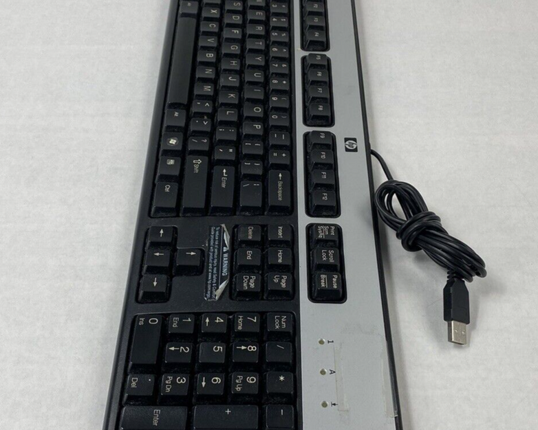 Lot of 4 HP KU-0316 USB Keyboard Tested