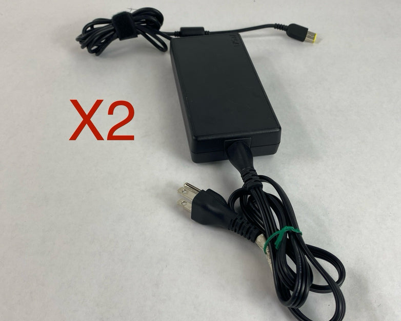 Lenovo ADP-170CB B 170W 240V 2.5A Yellow Tip AC Adapter Lot of 2