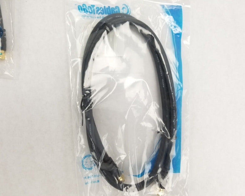 Lot of (8) CABLES TO GO 29131 3FT QS RG6 F-Type Video Cable NEW