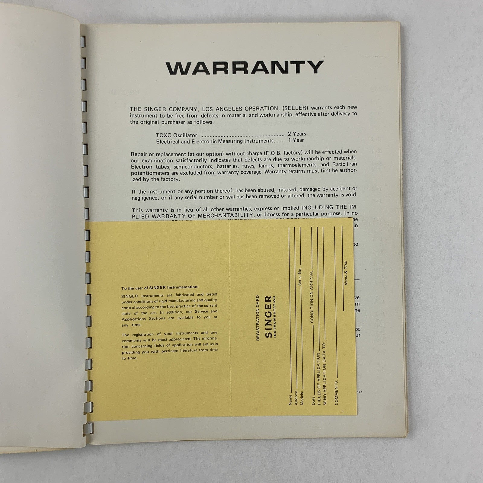 Singer 1-500783-322 Dipole Antennas Instruction Manual DM-105A-T1 / T2 / T3