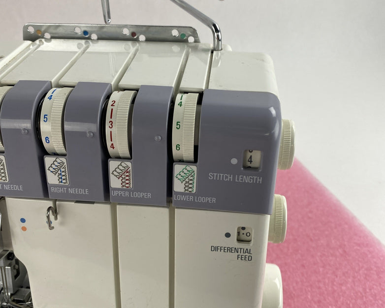 Janome 634 D MyLock Sewing Machine Eloctronic Controlled No Pedal or Cord