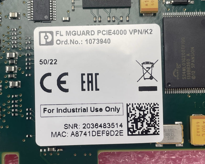 FL MGUARD PCIE4000 Untested