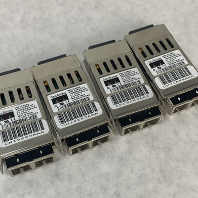 Lot 4 Cisco 30-0759-02 WS-G5484 1000 BASE-SX 850NM Short Wave Fibre GBIC Module