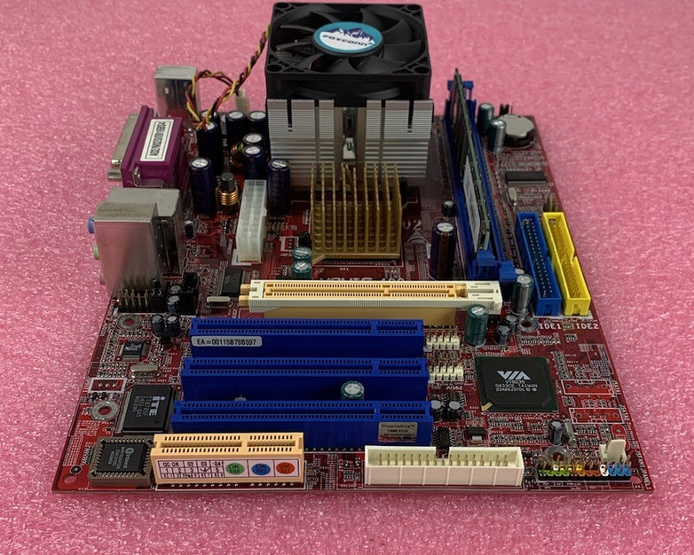 VIA KM266A-8235 M7VIG 400 Motherboard AMD Athlon XP 2700+ 2.16GHz 512MB RAM