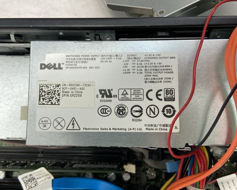 Dell Optiplex 960 SFF Intel Core 2 Duo E8400 3GHz 4GB RAM No HDD No OS