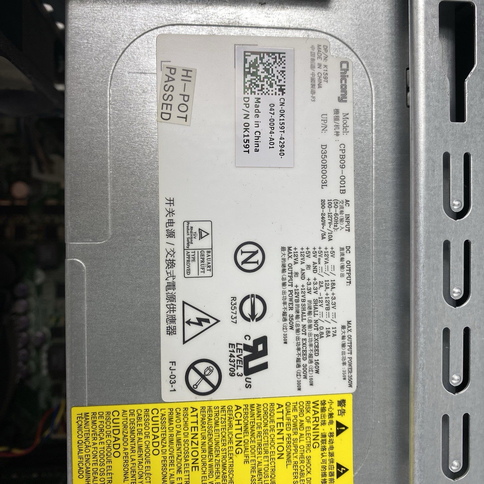 Dell Studio XPS 8100 MT Intel Core i5-650 3.20GHz 4GB RAM No HDD No OS