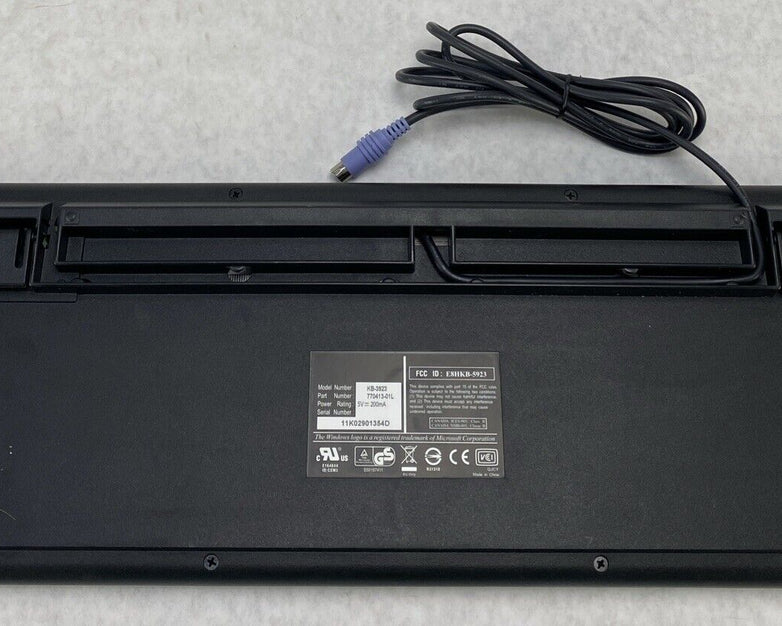Lot( 2 ) WYSE KB-3923 PS/2 Clacky Keys No Frills Keyboard Grade B