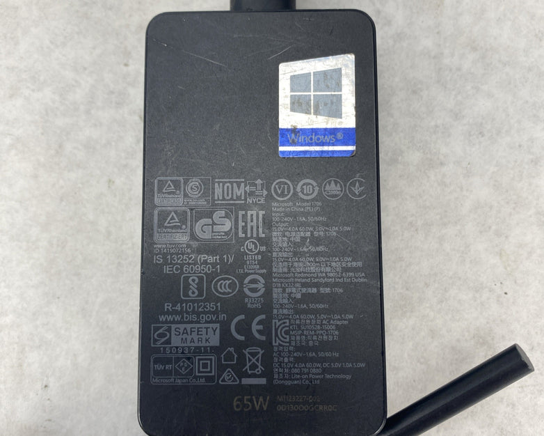 Microsoft 1706 240V 1.6A AC Adapter Lot of 5