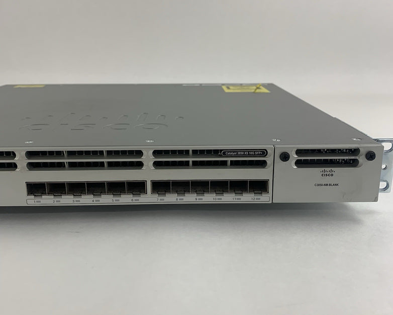 Cisco WS-C3850-12XS-S 12-Port SFP+ 10Gb Managed Switch Tested Reset 1xPSU