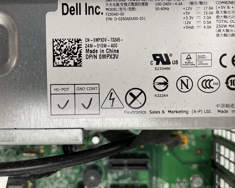 Dell Optiplex 390 DT Intel Core i5-2400 3.10 GHz 4 GB Ram No HDD No OS