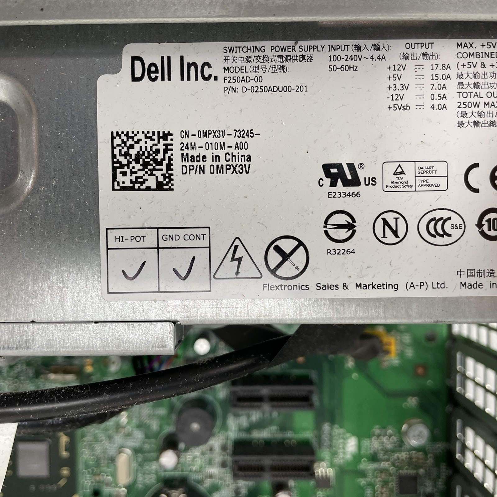 Dell Optiplex 390 DT Intel Core i5-2400 3.10 GHz 4 GB Ram No HDD No OS