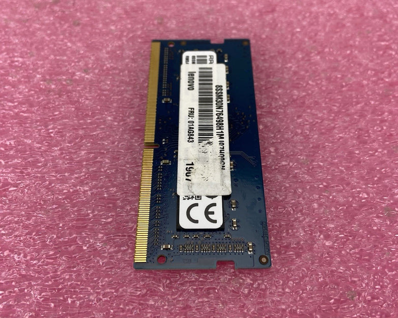 Lenovo 8GB 1RX8 PC4-2666V-SA1-11 SO-DIMM Laptop Memory FRU P/N: 01AG843