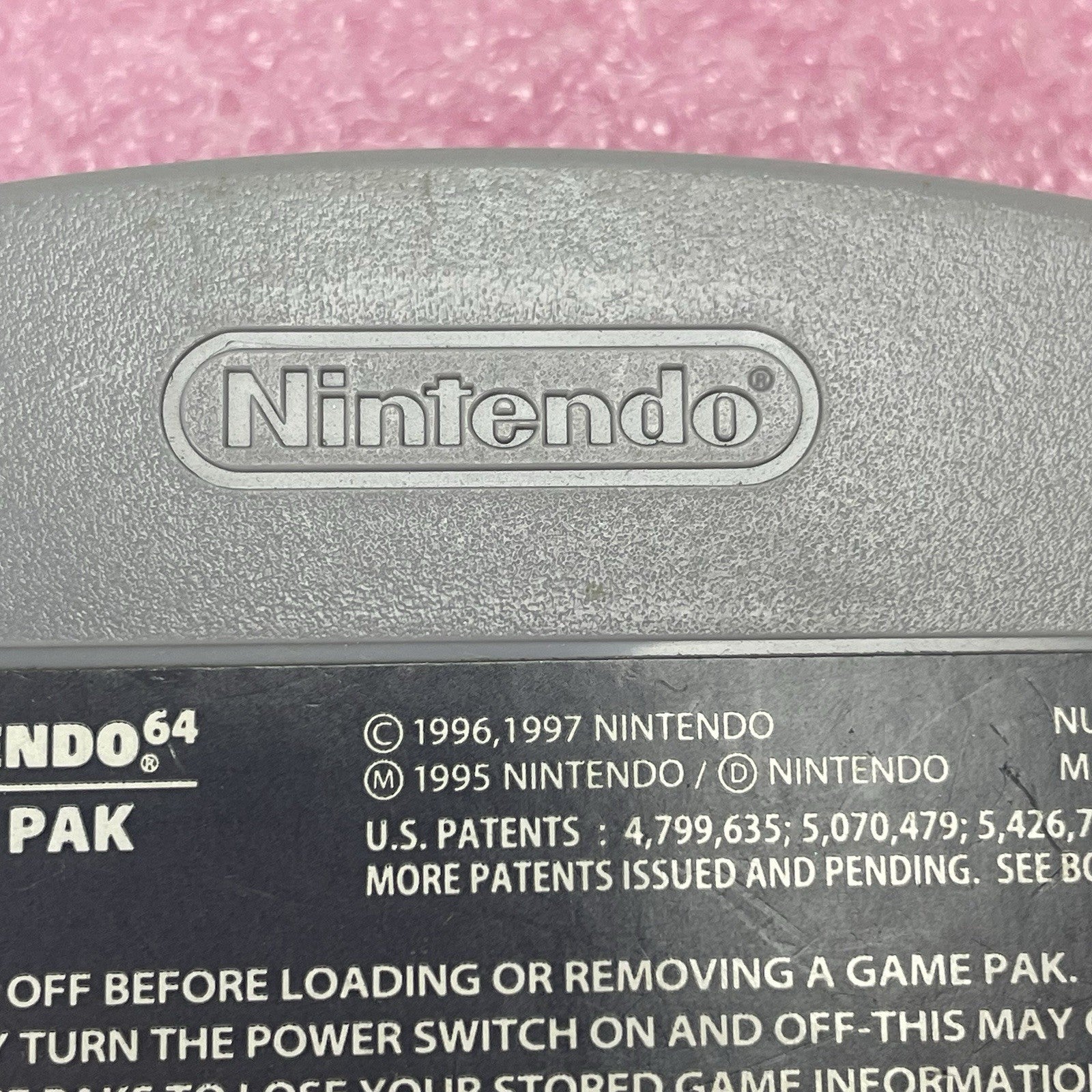 Nintendo Mario Tennis N64 Game Cartridge 2000 Authentic OEM Untested8