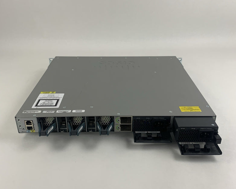 Cisco WS-C3850-24XS-S V02 24-Port 10Gb SFP+ Switch Tested Reset 2x PSUs