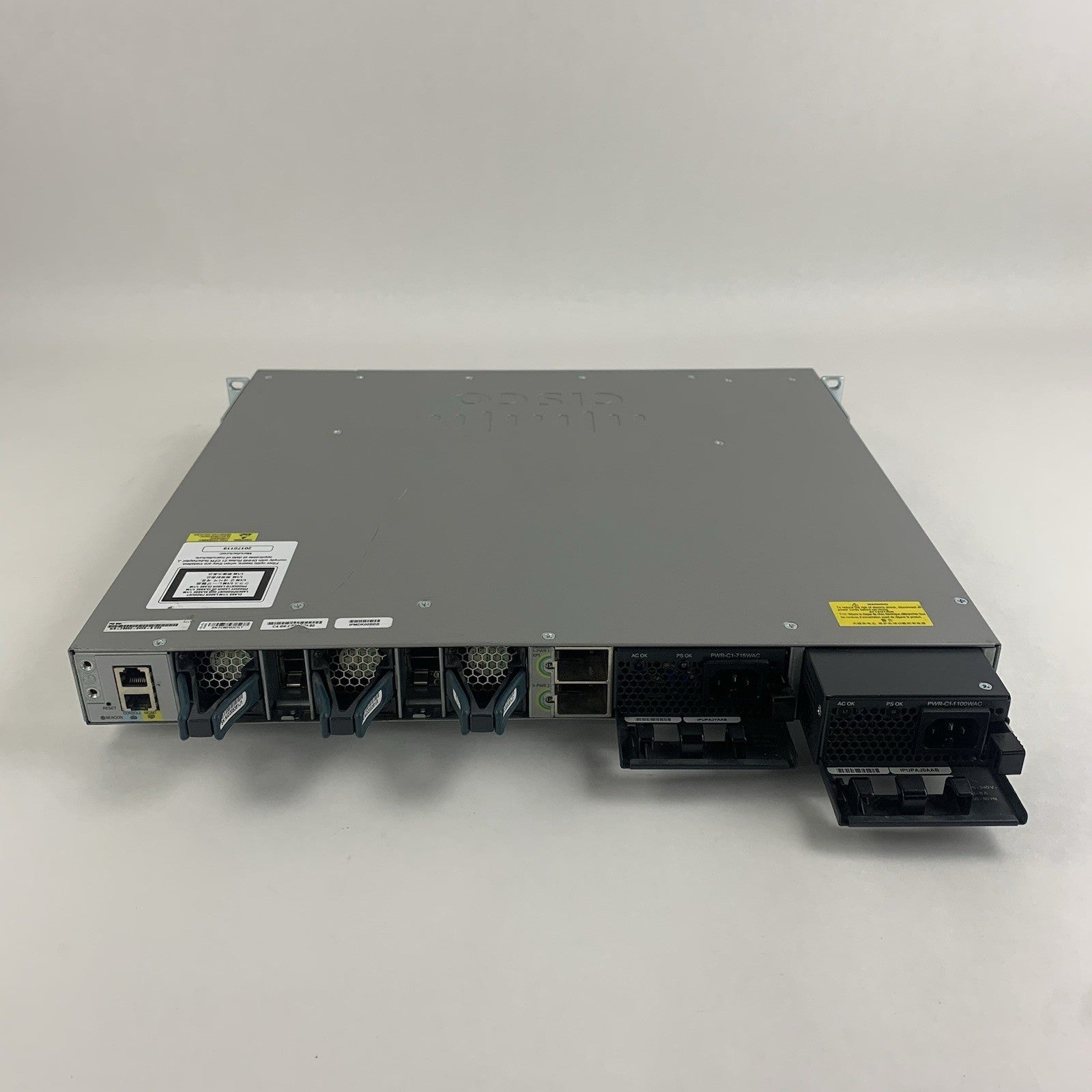 Cisco WS-C3850-24XS-S V02 24-Port 10Gb SFP+ Switch Tested Reset 2x PSUs5