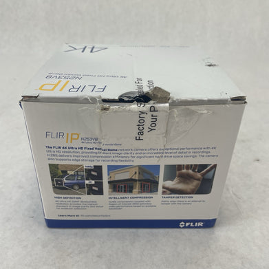FLIR N253V8 ULTRA HD 4K 8MP Outdoor Untested Open Box Network Camera