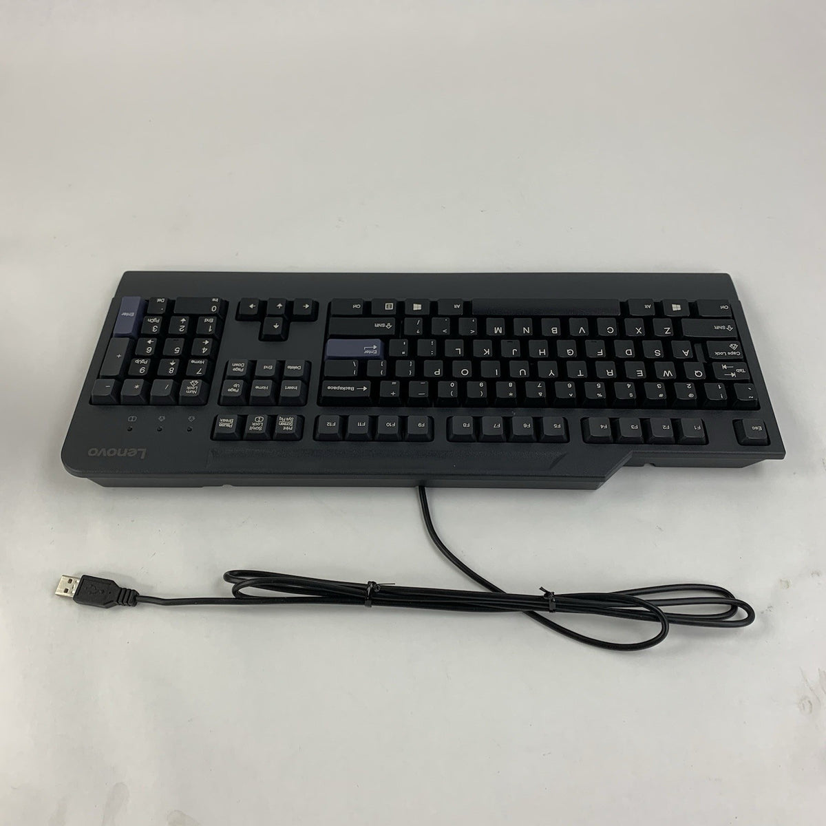 Lenovo KB1021 Wired USB Keyboard Black Full Size OEM PC   Untested   Lot of 23