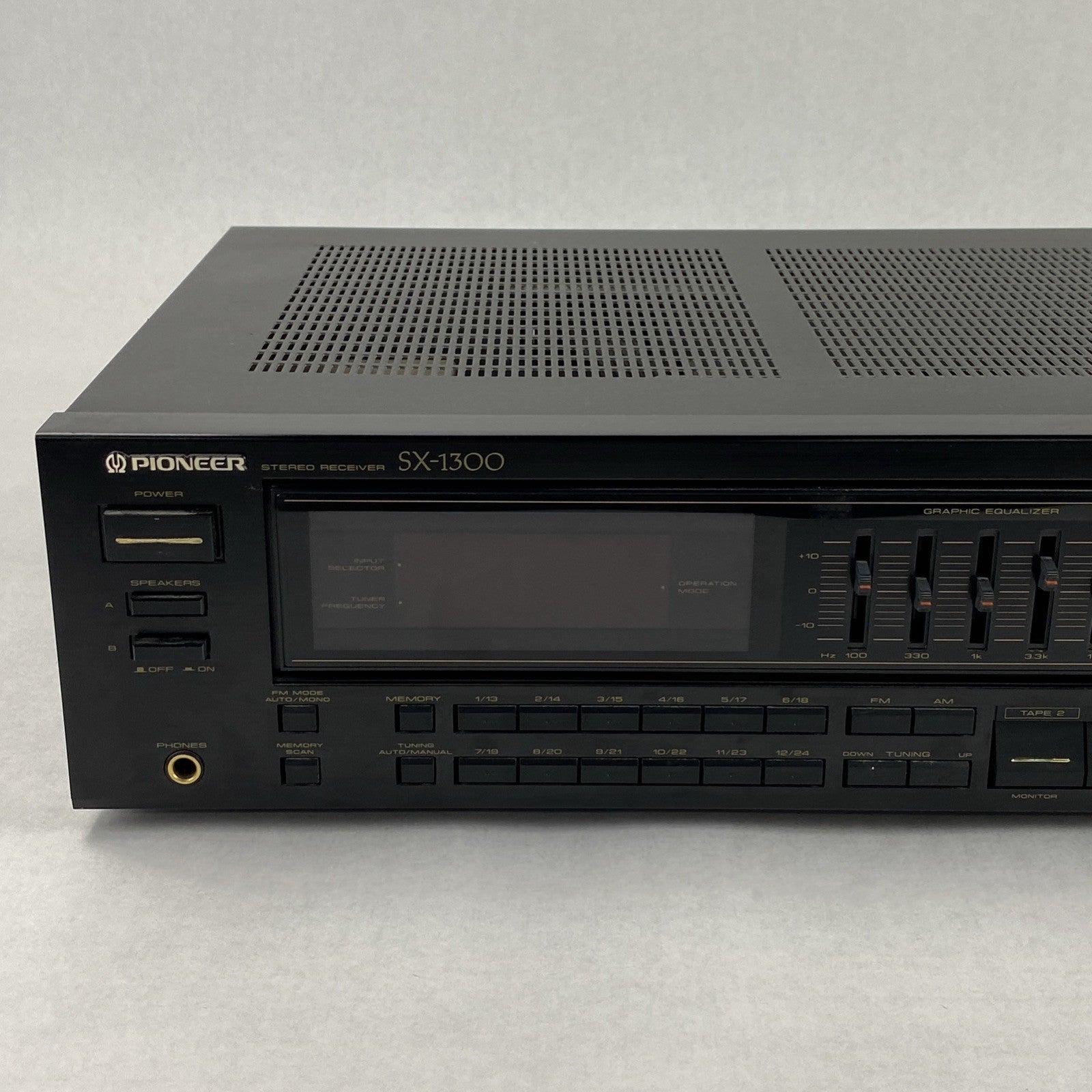 Pioneer SX-1300 Stereo Receiver Tested - No Remote