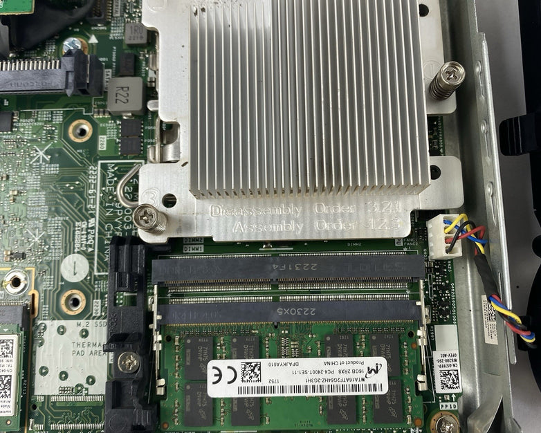 Dell OptiPlex 3000 Micro Intel Core i5-12500T 4.4GHz 1x16GB RAM No HDD/OS/AC