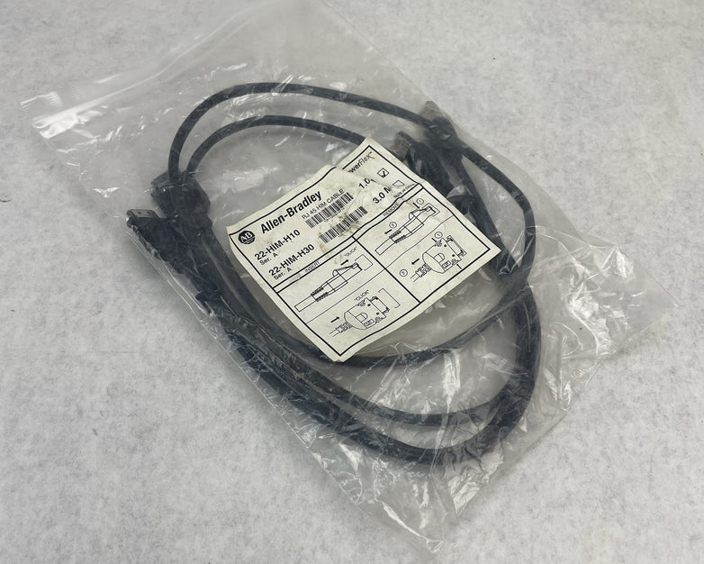 Allen-Bradley 22-HIM-H10 RJ 45 HIM Cable Untested