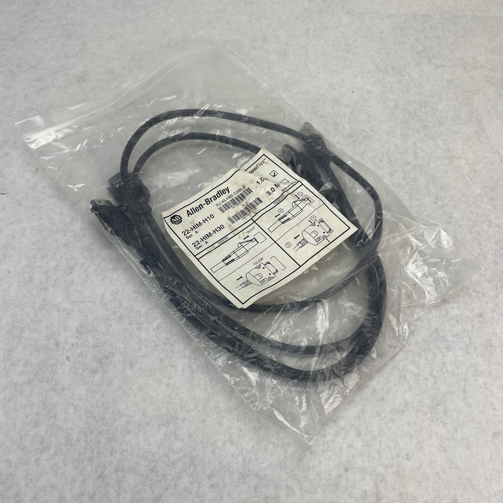 Allen-Bradley 22-HIM-H10 RJ 45 HIM Cable Untested0