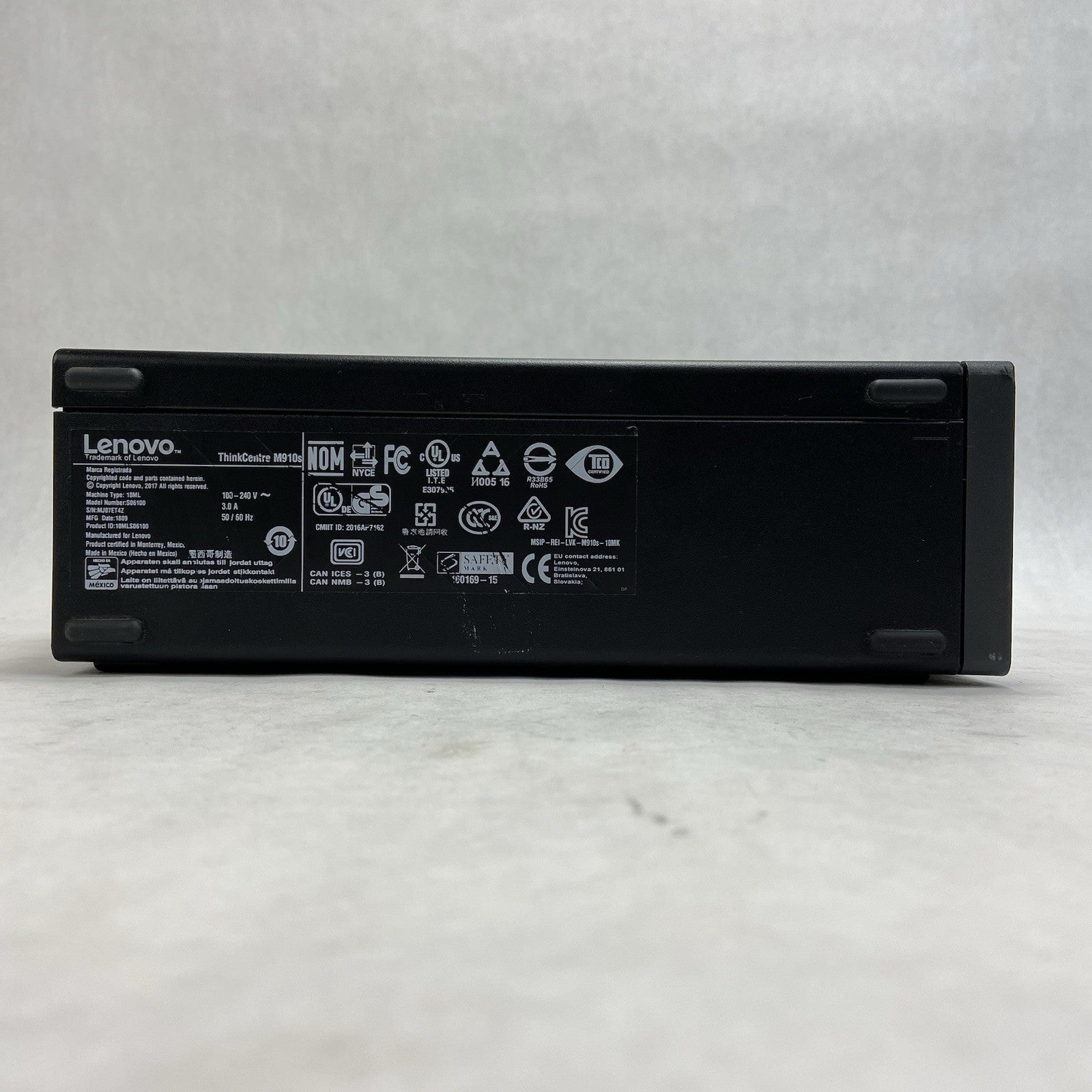 Lenovo ThinkCentre M910s SFF Intel Core i5-7500 3.4GHz 4GB RAM No HDD No OS7