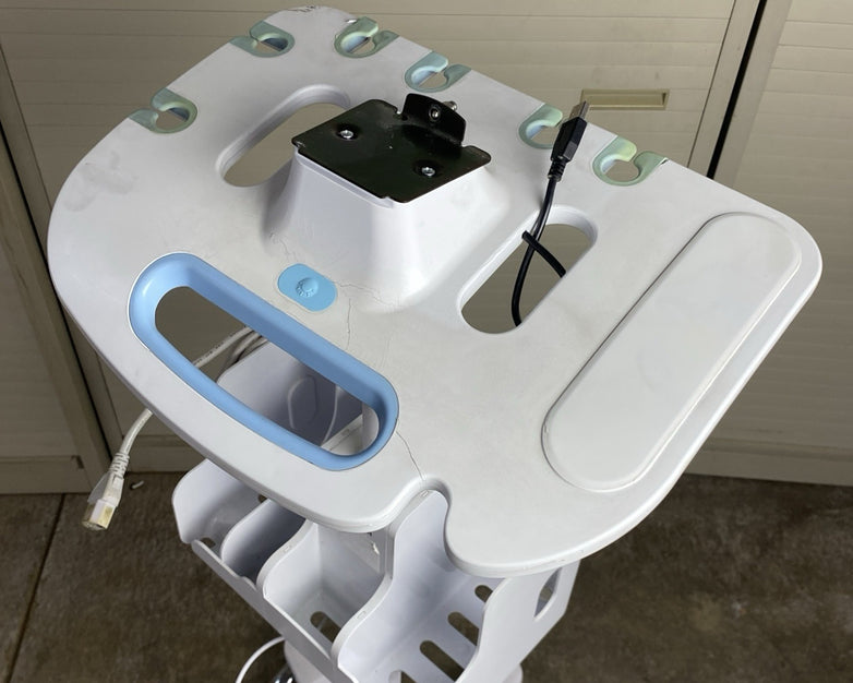 Welch Allyn 4800-60 Mobile Stand Rolling Cart for Vital Signs Monitor 6000Series