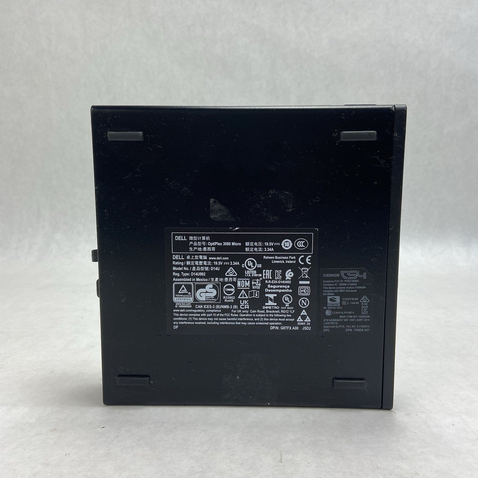 Dell Optiplex 3080 Micro Intel Core i3-10105T 3GHz 16GB w/AC No HDDOS4