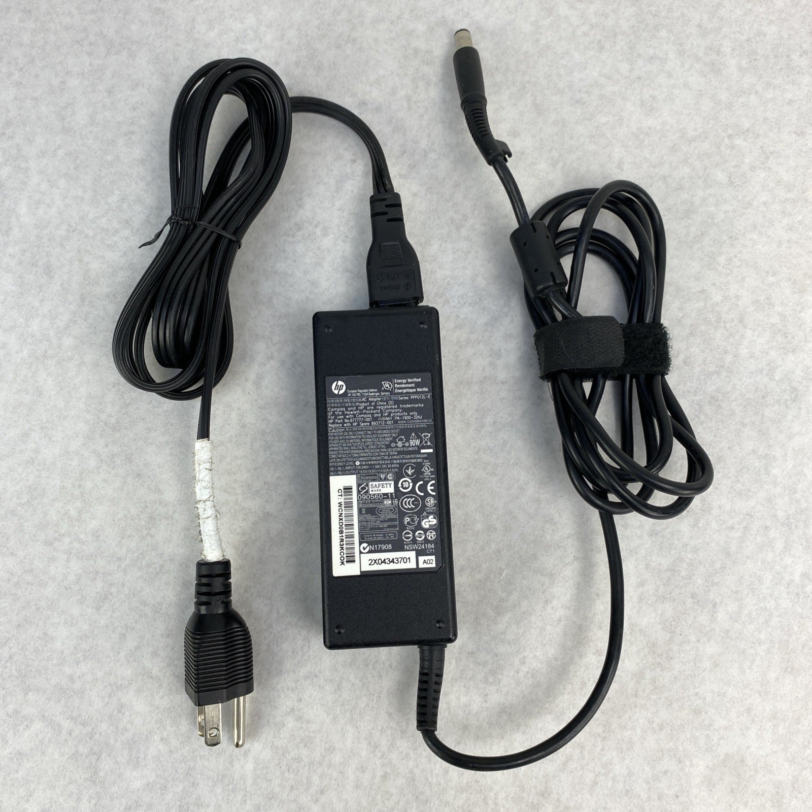 HP PPP012L-E 90W 19.5V 4.62A 7.4mm Barrel Laptop Charger AC Adapter (Lot of 6)1