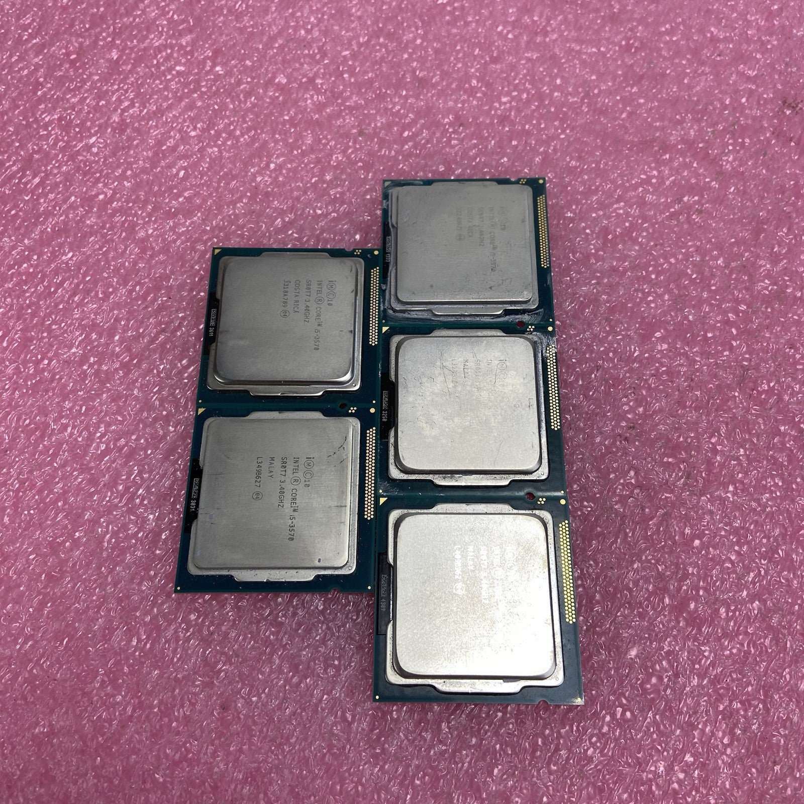 Lot of 5 Intel Core i5-3570 SR0T7 3.4GHz Desktop Processor2