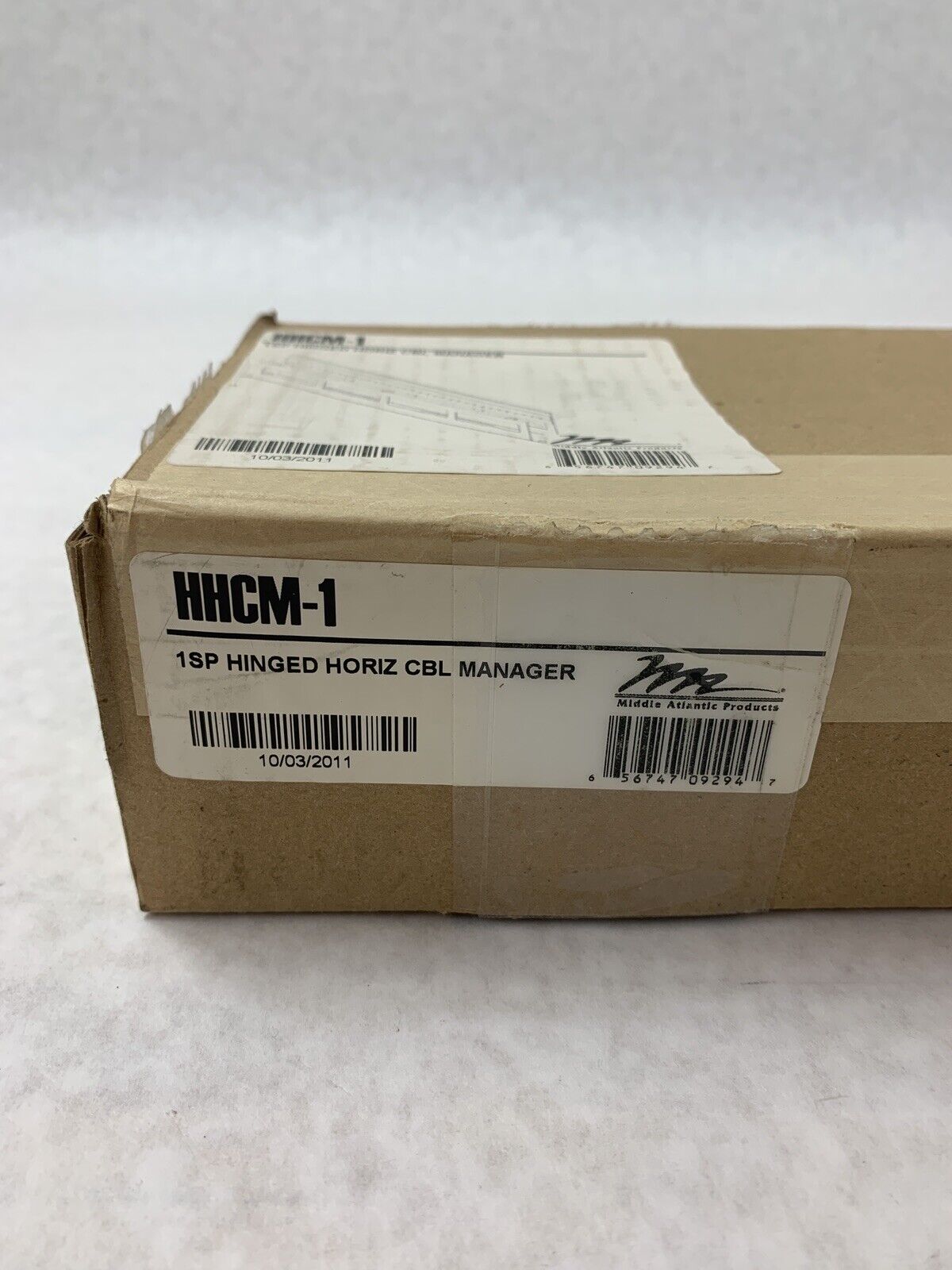 New Middle Atlantic HHCM-1 Hinged Horizontal Cable Manager 1 RU