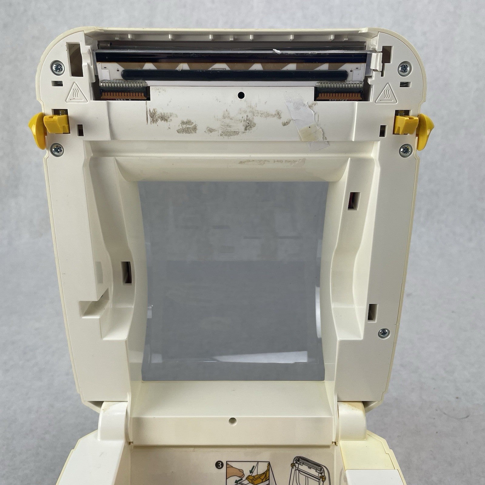 Zebra GK420D Direct Thermal Printer, Tested For Parts or Repair 297,991pgc6