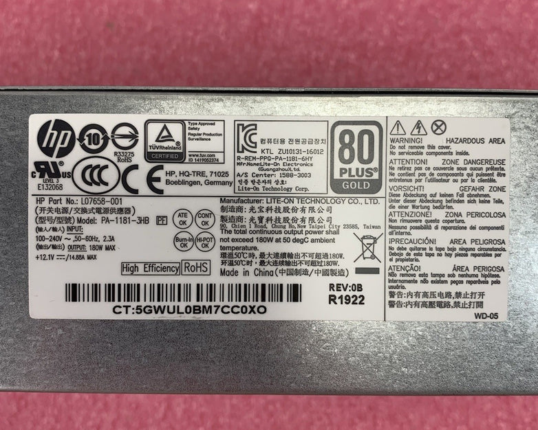 HP PA-1181-3HB 180W Power Supply