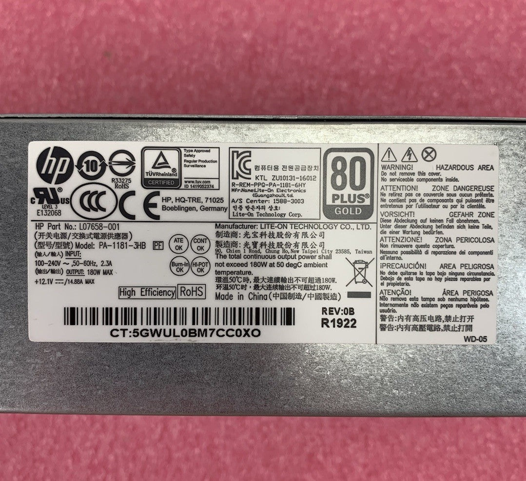HP PA-1181-3HB 180W Power Supply