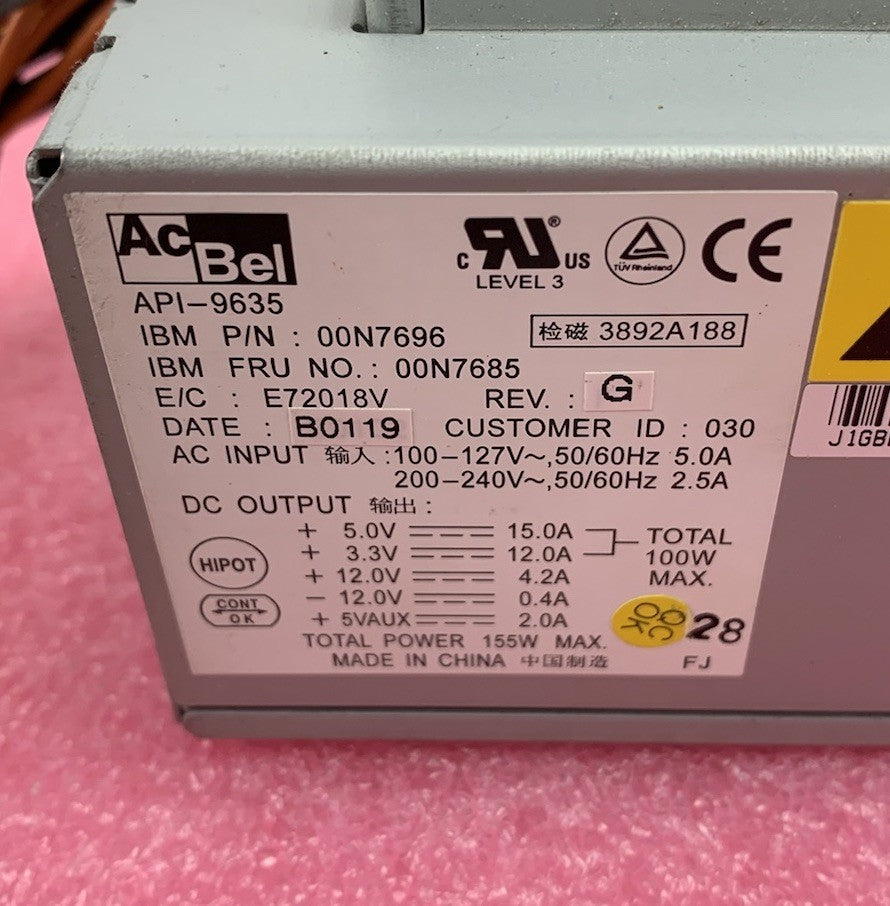 AcBel 00N7696 155W Power Supply