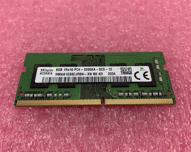 SK Hynix HMAA1GS6CJR6N-XN PC4-3200AA-SC0-12 8GB 1Rx16 Desktop Memory RAM