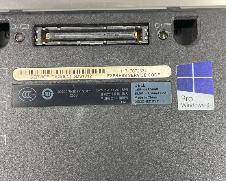 Dell Latitude E55440 14" i5-4310U 2.00 GHz 4 GB RAM No SSD/OS/AC/Batt