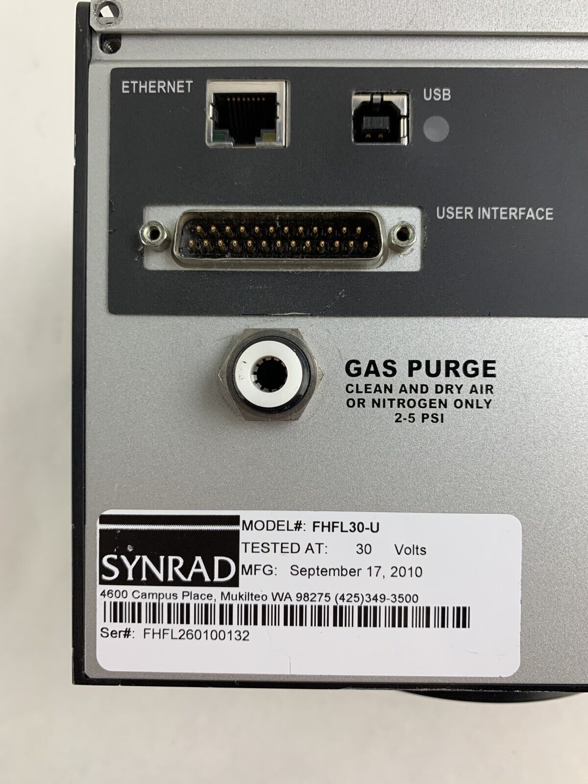Synrad FHFL50-U FH Flyer 2-Way Scan Marking Head Laser Gauging Parts and Repair
