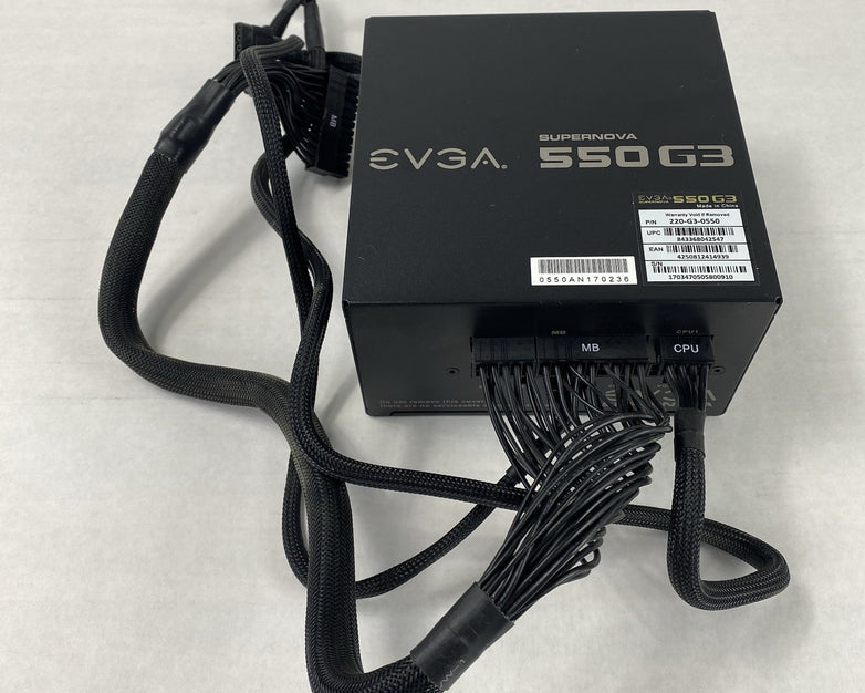 EVGA SuperNova 550 G3 220-G3-0550 80 Plus Gold 550W Power Supply Tested
