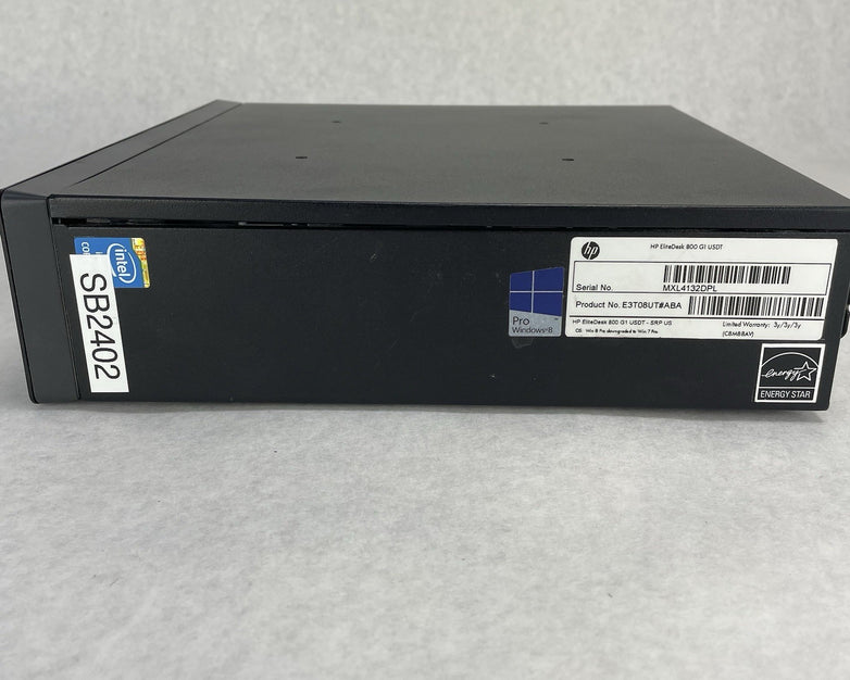 HP EliteDesk 800 G1 USDT Intel Core i5-4570S 2.90GHz CPU 8GB RAM No HDD No OS