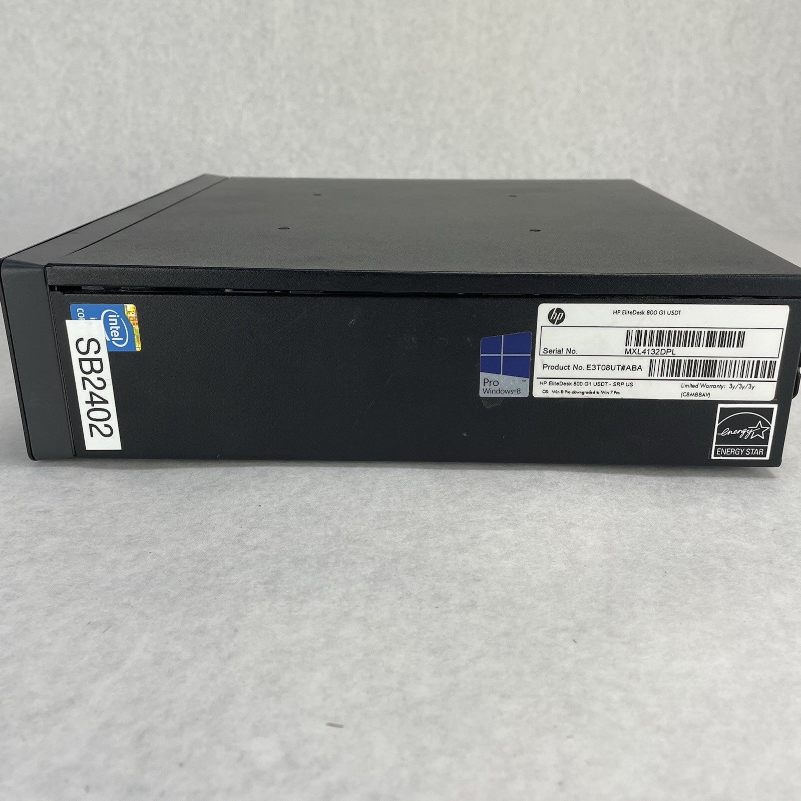 HP EliteDesk 800 G1 USDT Intel Core i5-4570S 2.90GHz CPU 8GB RAM No HDD No OS