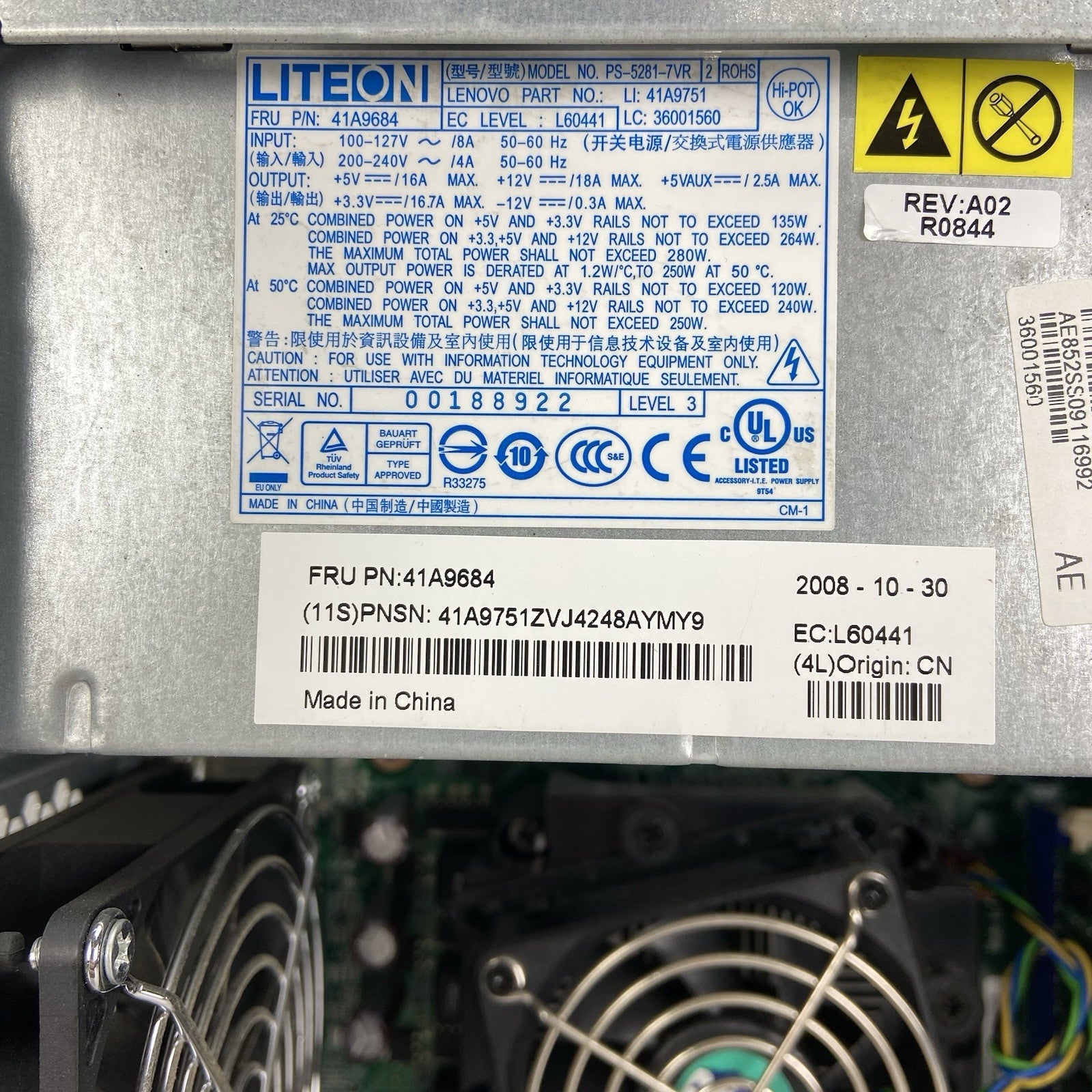 Lenovo 3000 H210 MT Intel Pentium Dual E2220 2.4GHz 3GB RAM No HDD No OS10