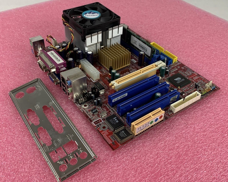 VIA KM266A-8235 M7VIG 400 Motherboard AMD Athlon XP 2700+ 2.16GHz 512MB RAM