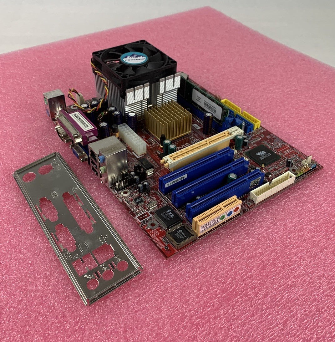 VIA KM266A-8235 M7VIG 400 Motherboard AMD Athlon XP 2700+ 2.16GHz 512MB RAM